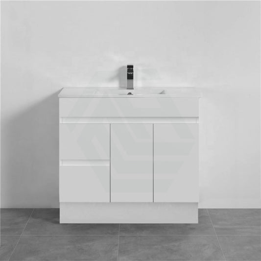 900mm Kickboard Vanity Freestanding Pvc Cabinet White