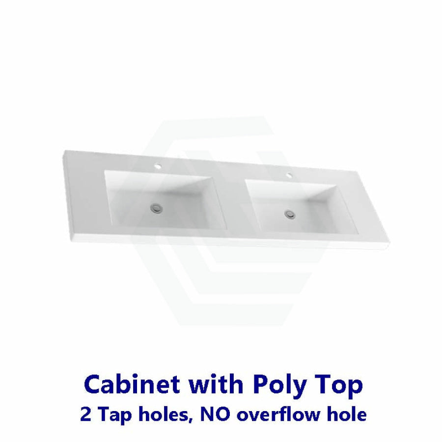 600-1500Mm Thena Freestanding Plywood Vanity Matt White Linear Surface Single/Double Bowls Cabinet