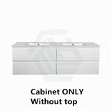 600-1500Mm Wall Hung Bathroom Floating Vanity Matt White Pvc Vacuum Filmed Drawers Cabinet