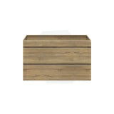 600-1500Mm Wall Hung Bathroom Vanity Timber Wood Grain Drawers Cabinet Only&Ceramic/Poly Top