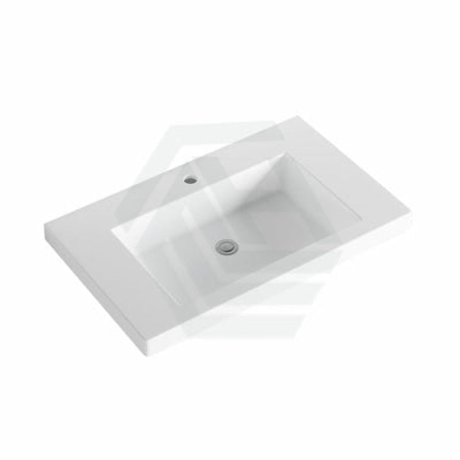 600-1500Mm Wall Hung Pvc Vanity With Matt White Finish For Bathroom Cabinet Only & Ceramic/Poly Top