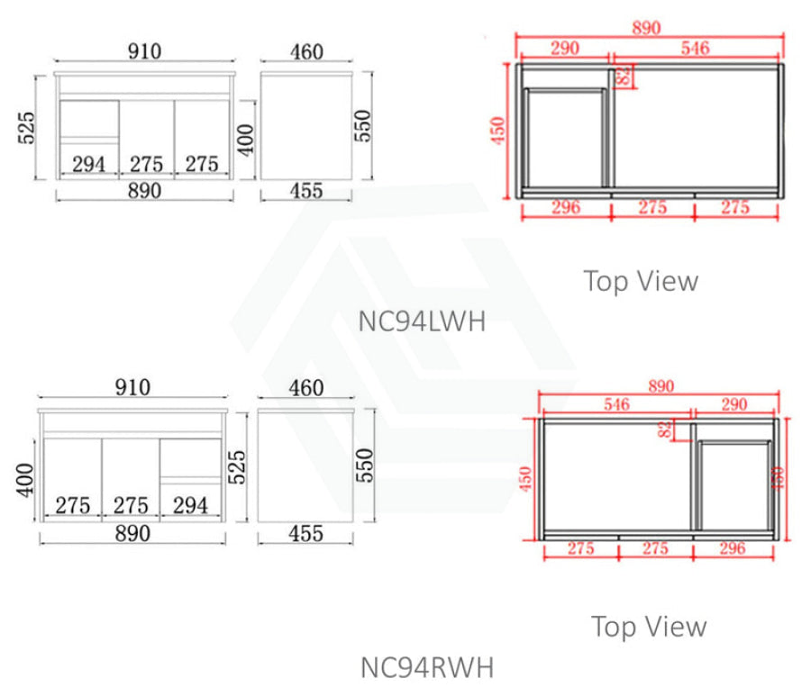 600-1500Mm Wall Hung Vanity Concrete Grey Finish Plywood Cabinet Only For Bathroom Vanities