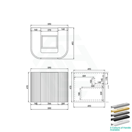 600-1800Mm Ceto Avalon Matt White Wall Hung Bathroom Pvc Vanity With Soft Closing Drawers Curve Edge