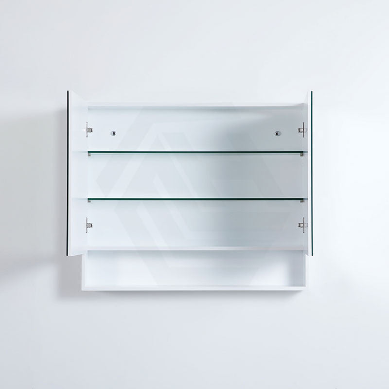 600/750/900/1200/1500Mm Fremantle Shaving Cabinet With Mirror Pvc Board Wall Hung Storage Matt White