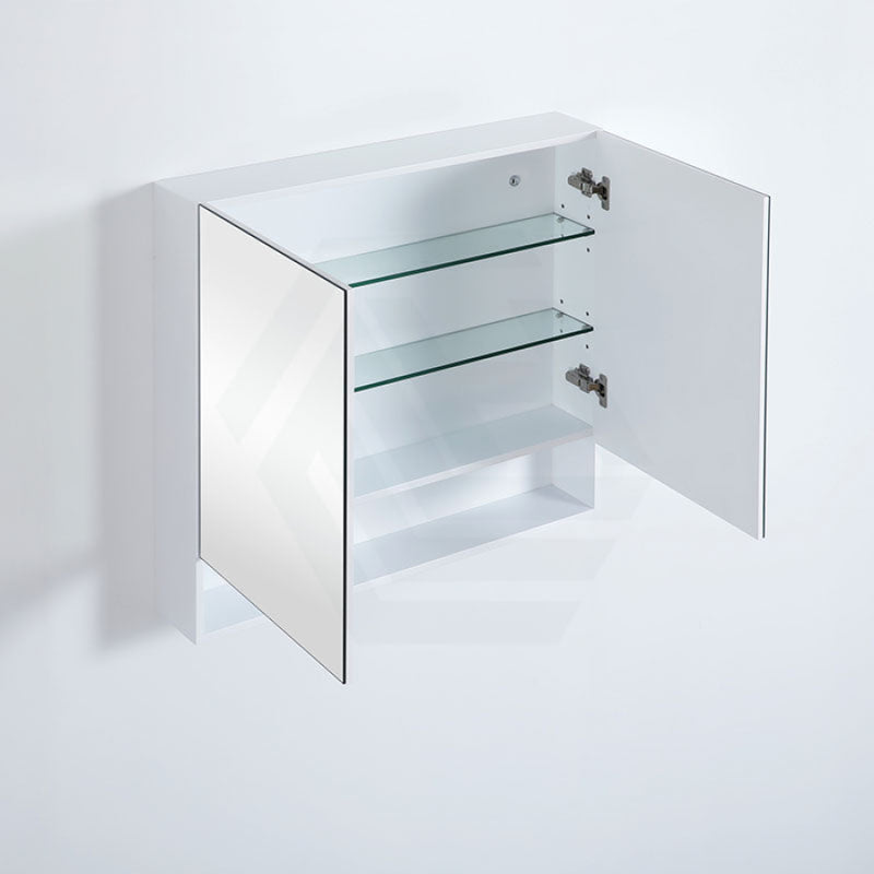 600/750/900/1200/1500Mm Fremantle Shaving Cabinet With Mirror Pvc Board Wall Hung Storage Matt White