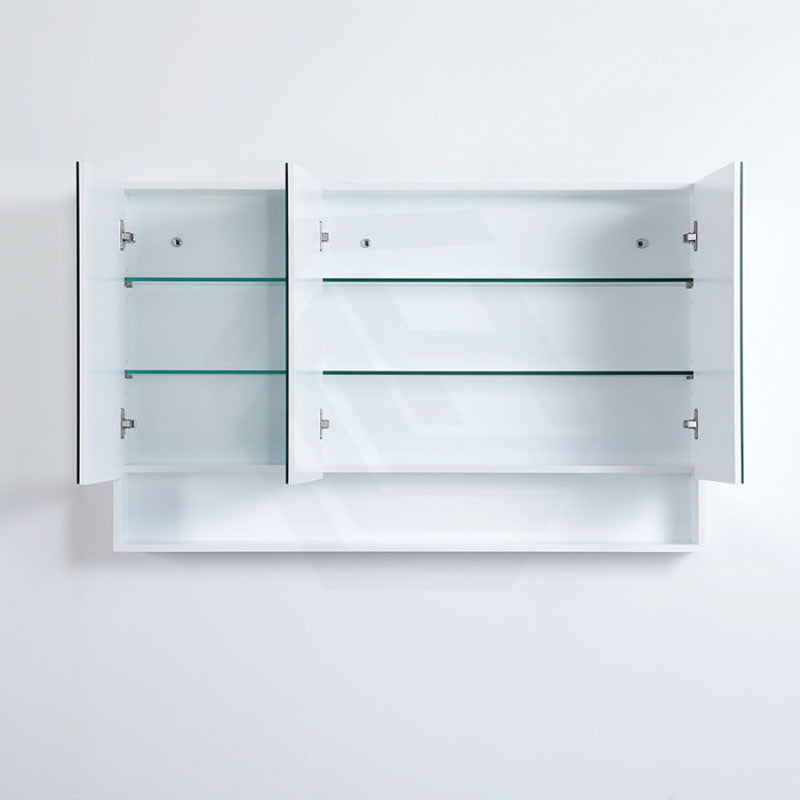 600/750/900/1200/1500Mm Fremantle Shaving Cabinet With Mirror Pvc Board Wall Hung Storage Matt White