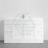 600/750/900/1200/1500Mm Hampton Freestanding With Kickboard Vanity Pvc Board Matt White Linear