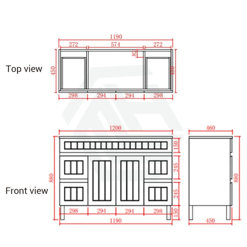 600/750/900/1200/1500Mm Hampton Freestanding With Legs Vanity Pvc Board Matt Black Linear Surface