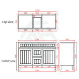 600/750/900/1200/1500Mm Hampton Freestanding With Legs Vanity Pvc Board Matt Black Linear Surface