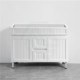 600/750/900/1200/1500Mm Hampton Freestanding With Legs Vanity Pvc Board Matt White Linear Surface