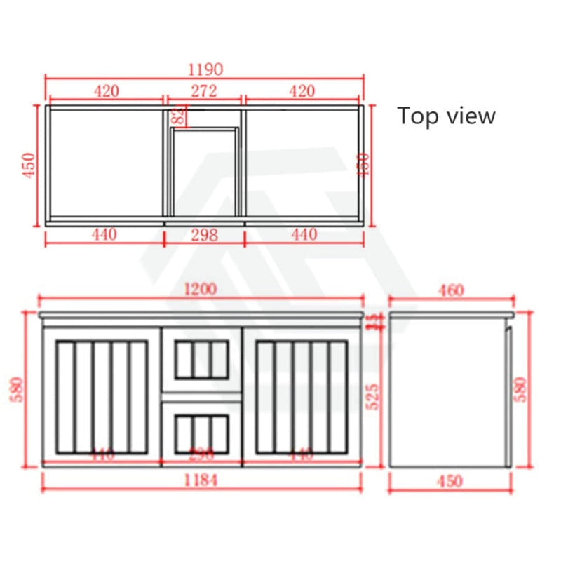 600/750/900/1200/1500Mm Hampton Wall Hung Vanity Pvc Board Matt Black Linear Surface Vanities