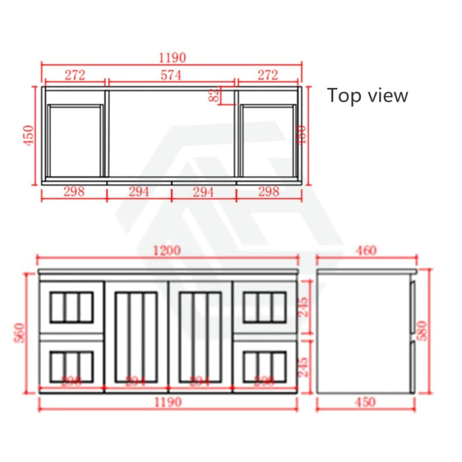 600/750/900/1200/1500Mm Hampton Wall Hung Vanity Pvc Board Matt White Linear Surface Vanities