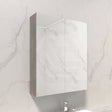 600/750/900/1200/1500Mm Pvc Pencil Edge Concrete Grey Shaving Cabinet With Mirror Tempered Glass