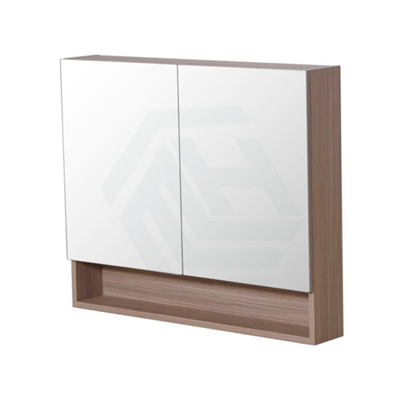 600/750/900/1200/1500Mm Shaving Cabinet With Mirror Pvc Board Wall Hung Storage Stella Oak