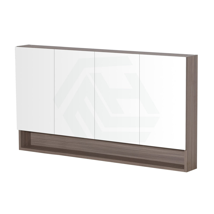 600/750/900/1200/1500Mm Shaving Cabinet With Mirror Pvc Board Wall Hung Storage Stella Oak