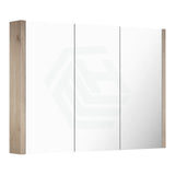 600/750/900/1200/1500Mm White Oak Wood Grain Pvc Filmed Wall Hung Shaving Cabinet Cabinets