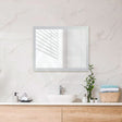 600/750/900Mm Bathroom Frosted Edge Mirror Rectangle Square Wall Mounted Vertical Or Horizontal