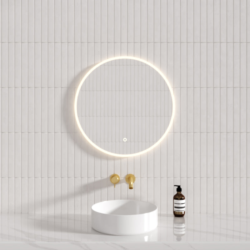 600/750/900Mm Round Led Mirror 3 Color Lighting Led Mirrors