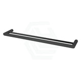 Esperia 600/800Mm Black Double Towel Rail Stainless Steel 304 Wall Mounted Bathroom Products