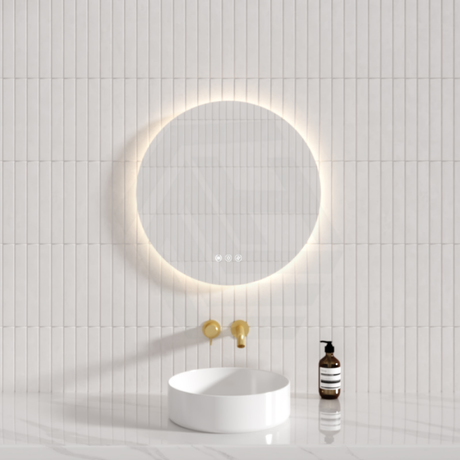 600/800Mm Round Frameless Led Mirror Motion Sensor Auto On Backlit Led Mirrors