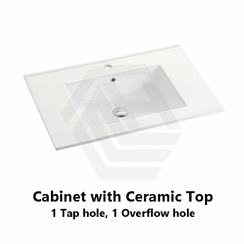 600-900Mm Narrow Premium Bathroom Freestanding Vanity White Pvc Polyurethane Cabinet Only & Ceramic