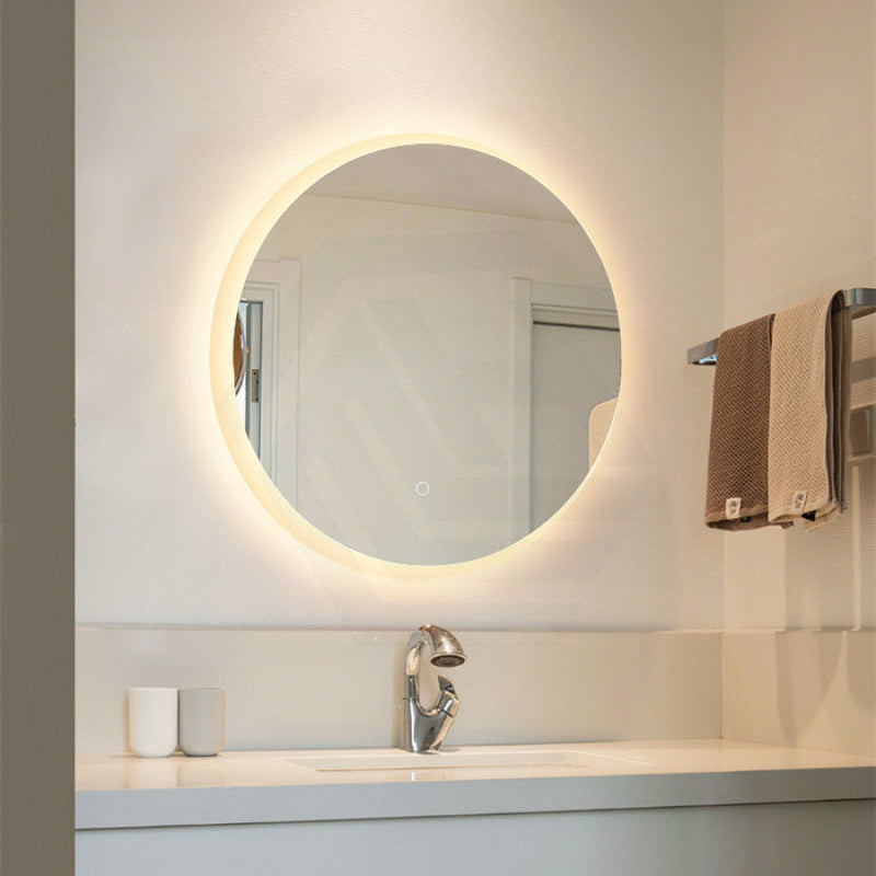 600/800Mm Led Mirror Round Crescent Rim