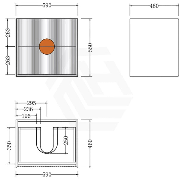 600-1500Mm Wall Hung Plywood Vanity White Linear Surface Single/Double Bowls Cabinet Only For