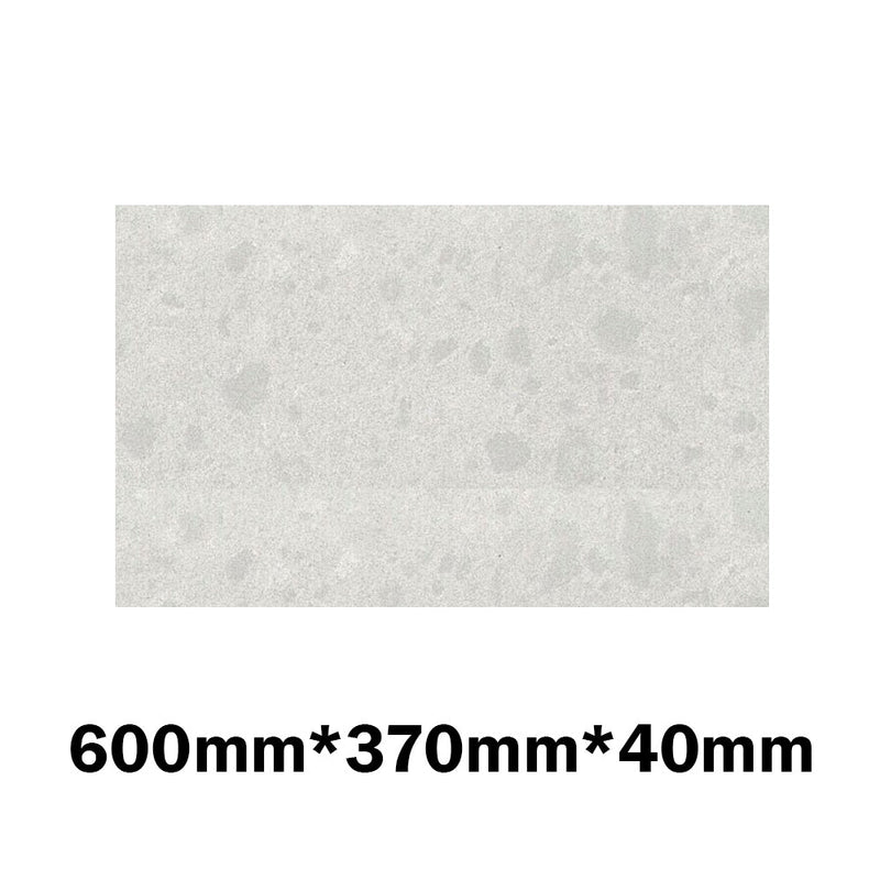 20Mm/40Mm Thick Gloss White Canvas Stone Top For Above Counter Basins 450-1800Mm 600Mm X 370Mm /