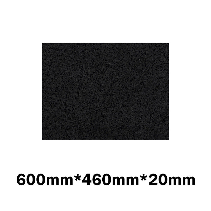 Gloss Ink Black Stone Top For Above Counter Basins 600/750/900/1200/1500/1800Mmx460X20Mm 600Mm