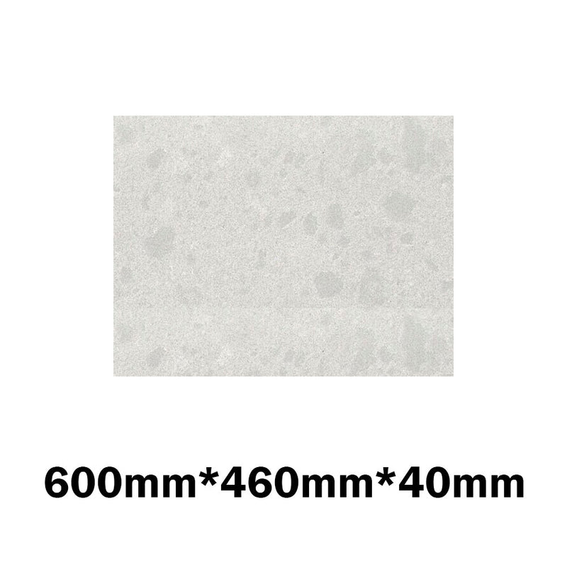 20Mm/40Mm Thick Gloss White Canvas Stone Top For Above Counter Basins 450-1800Mm 600Mm X 460Mm /