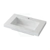 600X370X140Mm Narrow Poly Top For Bathroom Vanity Single Bowl 1 Tap Hole Tops