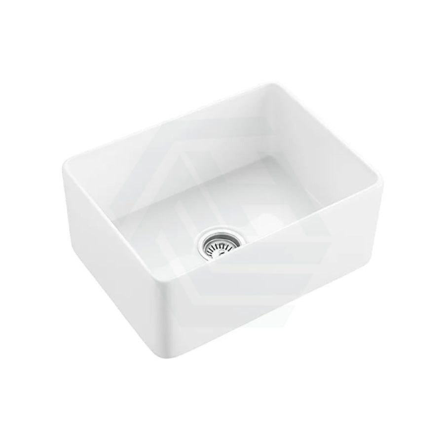 660X451X253Mm Gloss White Chelsea Fireclay Farmhouse Sink Single Bowl Kitchen Laundry Butler Sinks