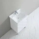 Freestanding Laundry Tub In Pvc Waterproof Cabinet With Ceramic Sink Tubs