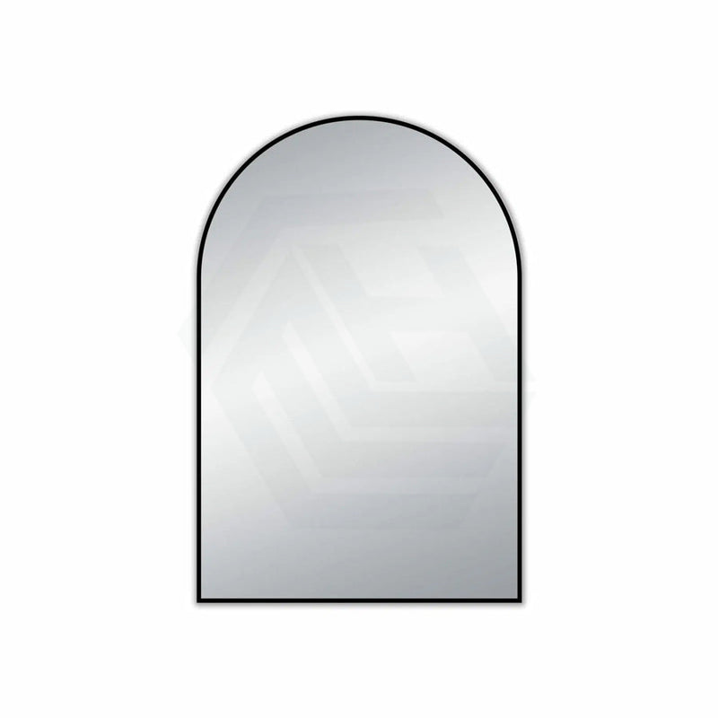 600X900Mm Matt Black Aluminum Framed Arch Wall Mirror Vertical Or Horizontal Mirrors