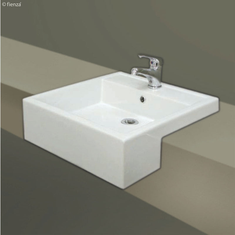 460X460X150Mm Rak Nova Semi-Recessed Ceramic Basin 1 Or 3 Tap Holes Available Semi-Recessed Basins