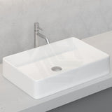 Ultra Slim Above Counter Ceramic Rectangle Gloss White