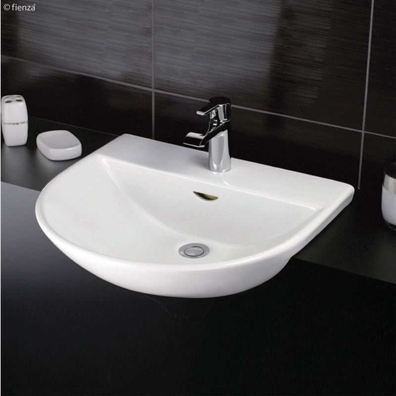 560X515X185Mm Rak Reserva Semi-Recessed Basin 1 Or 3 Tap Holes Available Semi-Recessed Basins