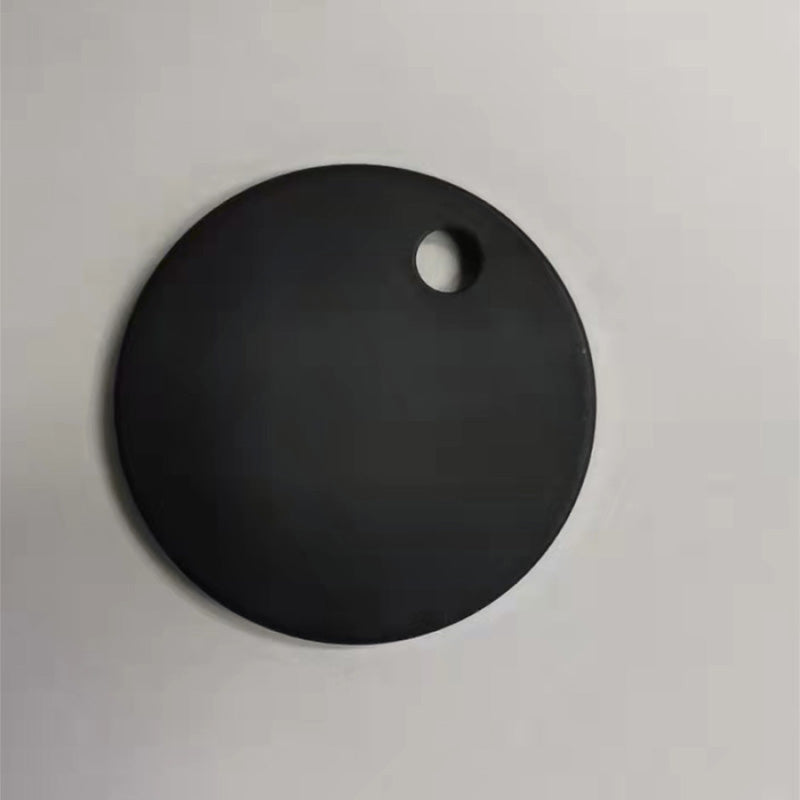 55/60Mm Round Toilet Seat Hinge Cover Matt Black