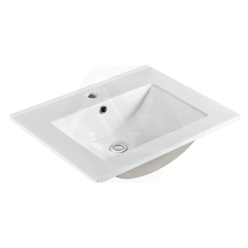 610X370X170Mm Ceramic Top For Bathroom Vanity Single Bowl 1 Tap Hole Overflow Hole Narrow Ceramic