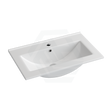 610X370X170Mm Ceramic Top For Bathroom Vanity Single Bowl 1 Tap Hole Overflow Hole Narrow Tops