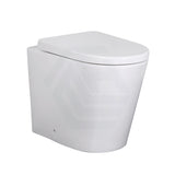 620X360X445Mm Avis Wall Faced Toilet Floor Pan With Rimless And Extra Height For Special Care