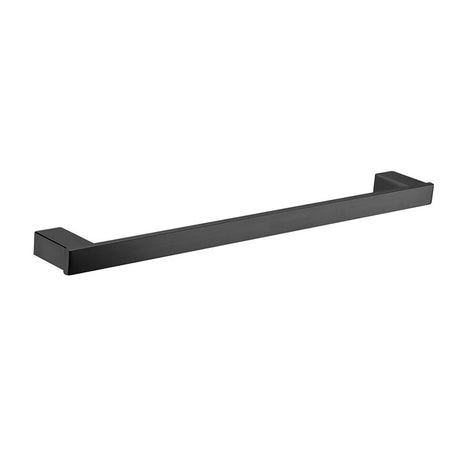 Rosa 610/750Mm Single Towel Rail Matt Black Rails