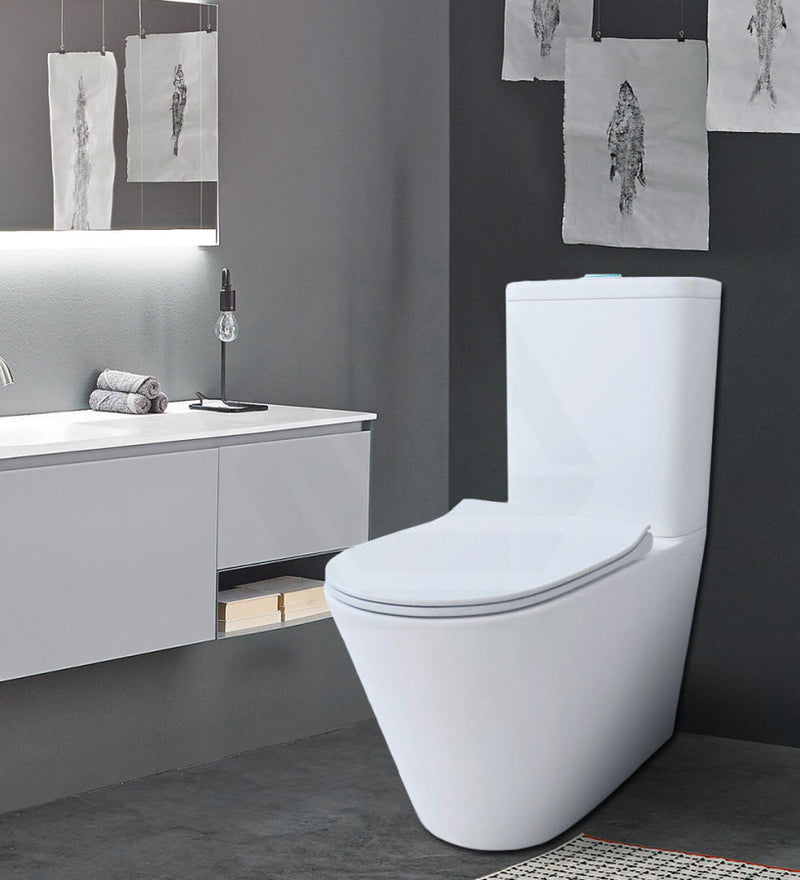 665X360X845Mm Tornado Silent High End Back To Wall Ceramic Toilet Suite