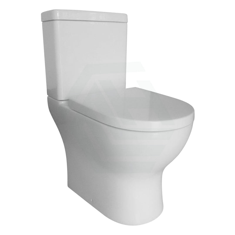 665X375X830Mm Right Or Left Hand Skew Trap Toilet Suite Tornado Flushing Ceramic Back And Bottom