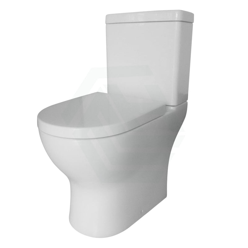 665X375X830Mm Right Or Left Hand Skew Trap Toilet Suite Tornado Flushing Ceramic Back And Bottom