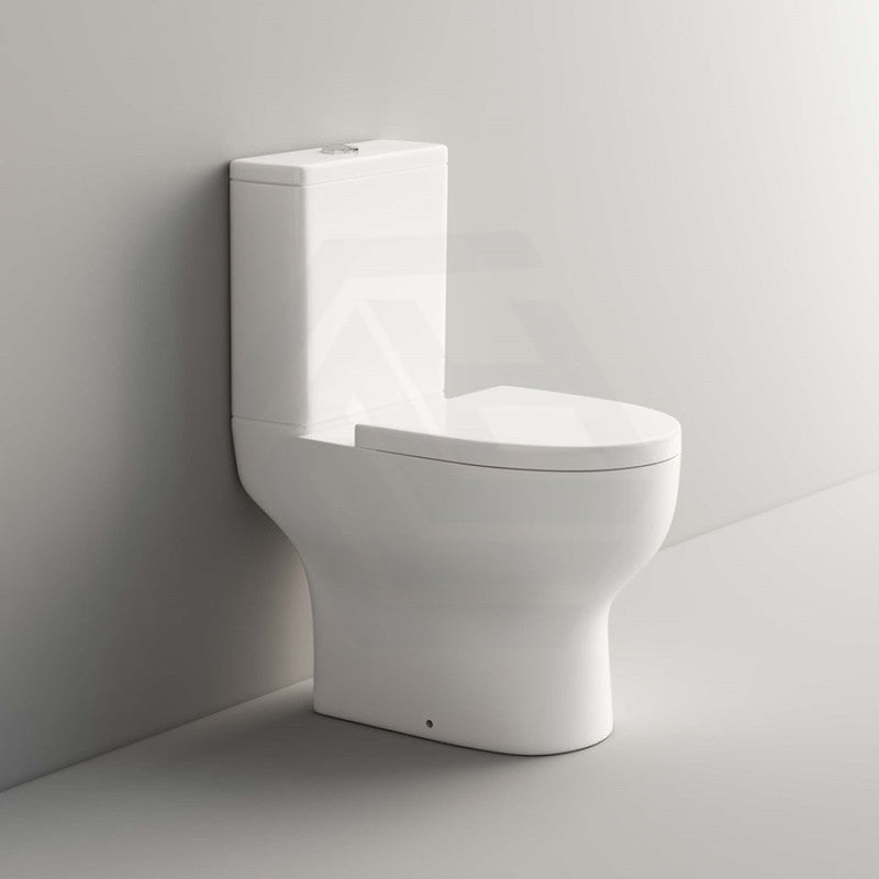 665X375X830Mm Right Or Left Hand Skew Trap Toilet Suite Tornado Flushing Ceramic Back And Bottom