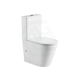 Pani 670X360X850Mm Bathroom Rimless Matt White Toilet Suite Comfort Height Back To Wall