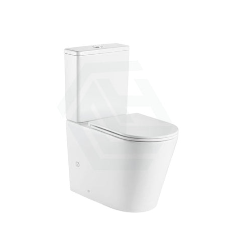 Pani 670X360X850Mm Bathroom Rimless Toilet Suite Comfort Height Back To Wall White