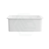 677X477X250Mm Gloss White Camden Fireclay Kitchen/Laundry Sink Single Bowl Top/Under Mount Kitchen