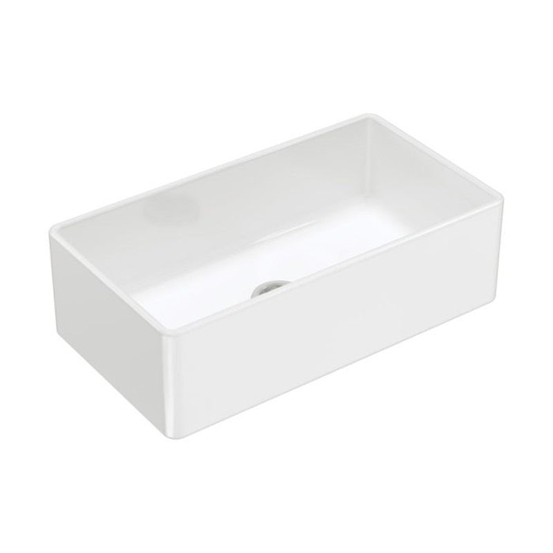 Fienza 840X460X255Mm Olivia Gloss White Fireclay Single Kitchen Butler Sink Sinks